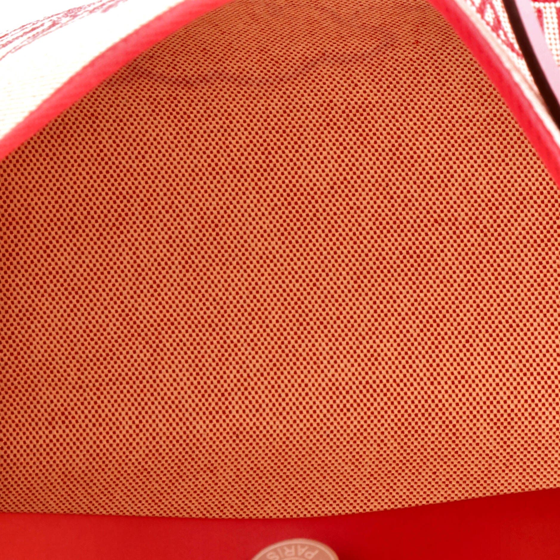 Herbag Zip Pegase Pop Toile and Leather 31, Alternate, color, Red