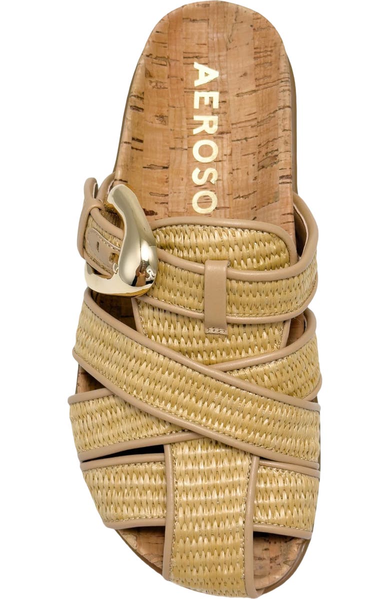 Aerosoles Liberty Woven Raffia Fisherman Mule, Alternate, color, Natural Basket Raffia