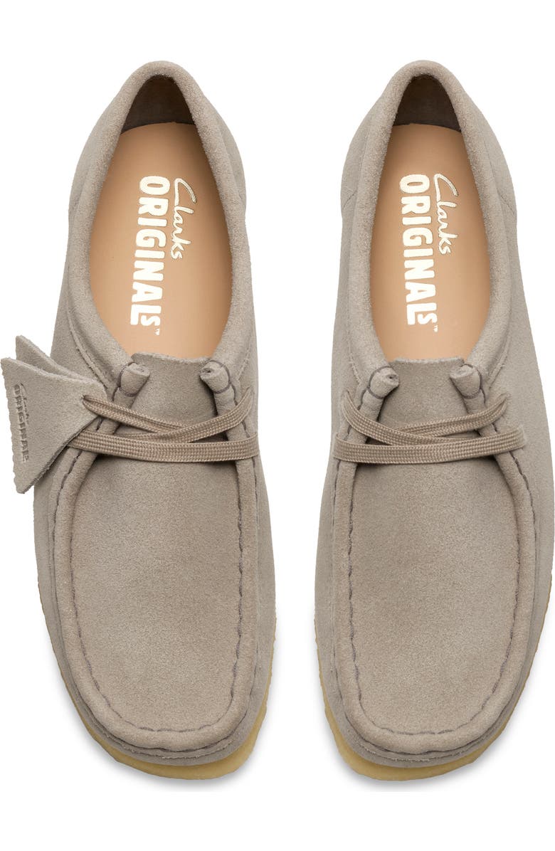 Clarks<sup>®</sup> Originals Wallabee Chukka, Alternate, color, Pale Grey Sde