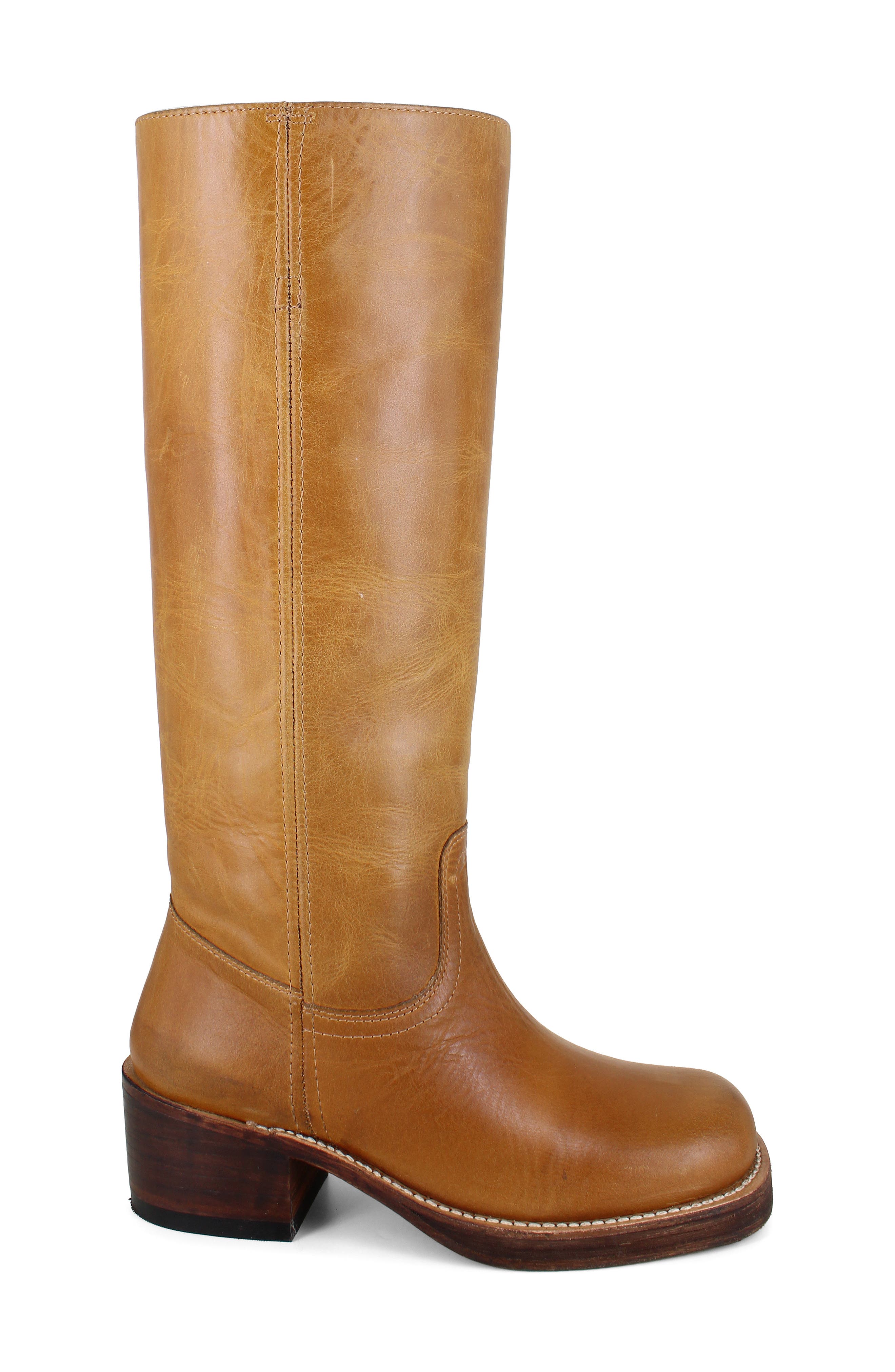 Harleyy High Boot, Alternate, color, TAN LEATHER