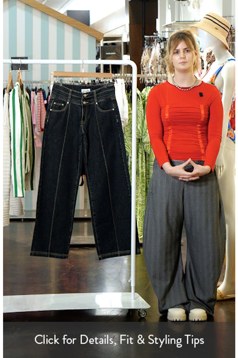 Hannalee Low Rise Wide Leg Jeans video