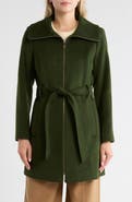 Michael Kors Full Zip Wool Blend Long Coat