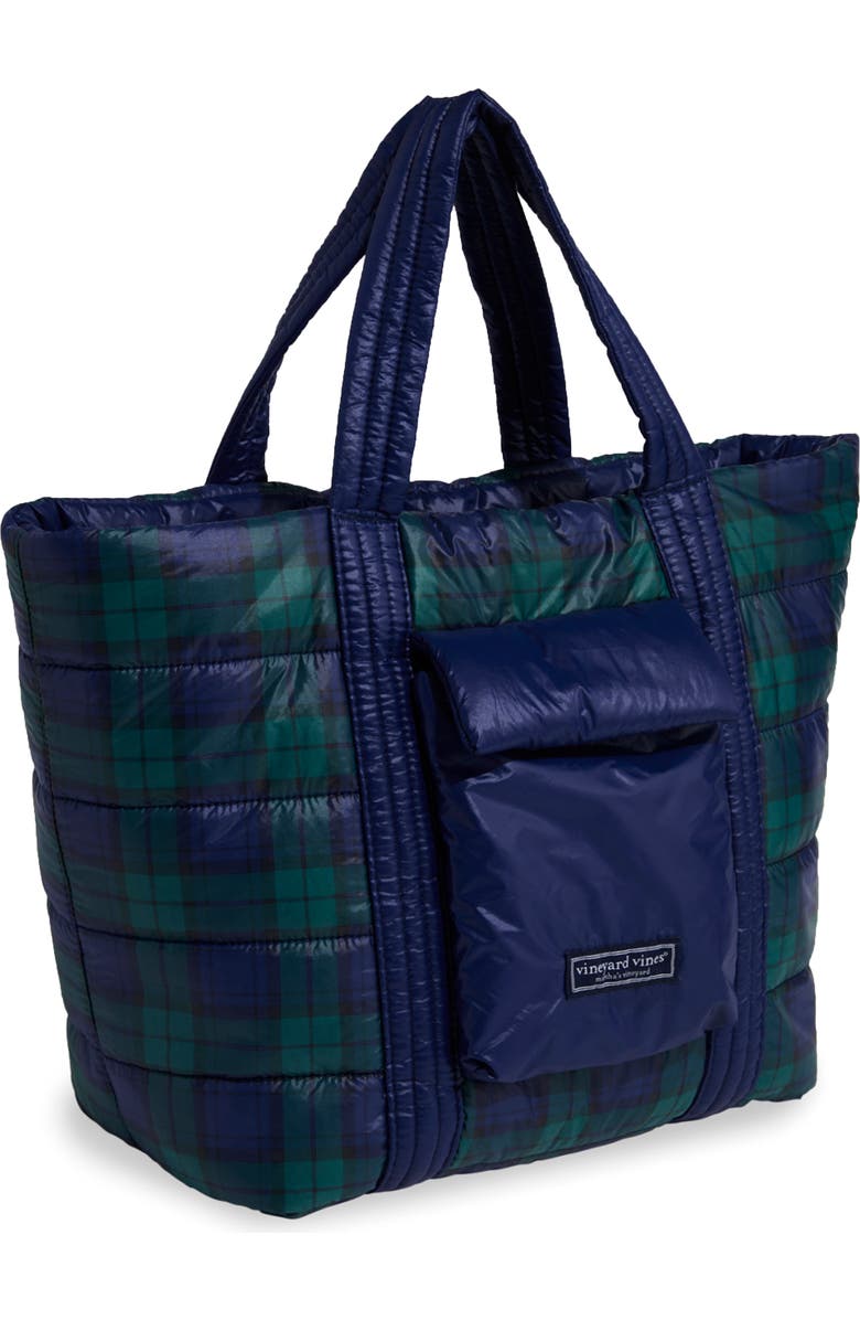vineyard vines Colorblock Puffer Tote, Alternate, color,