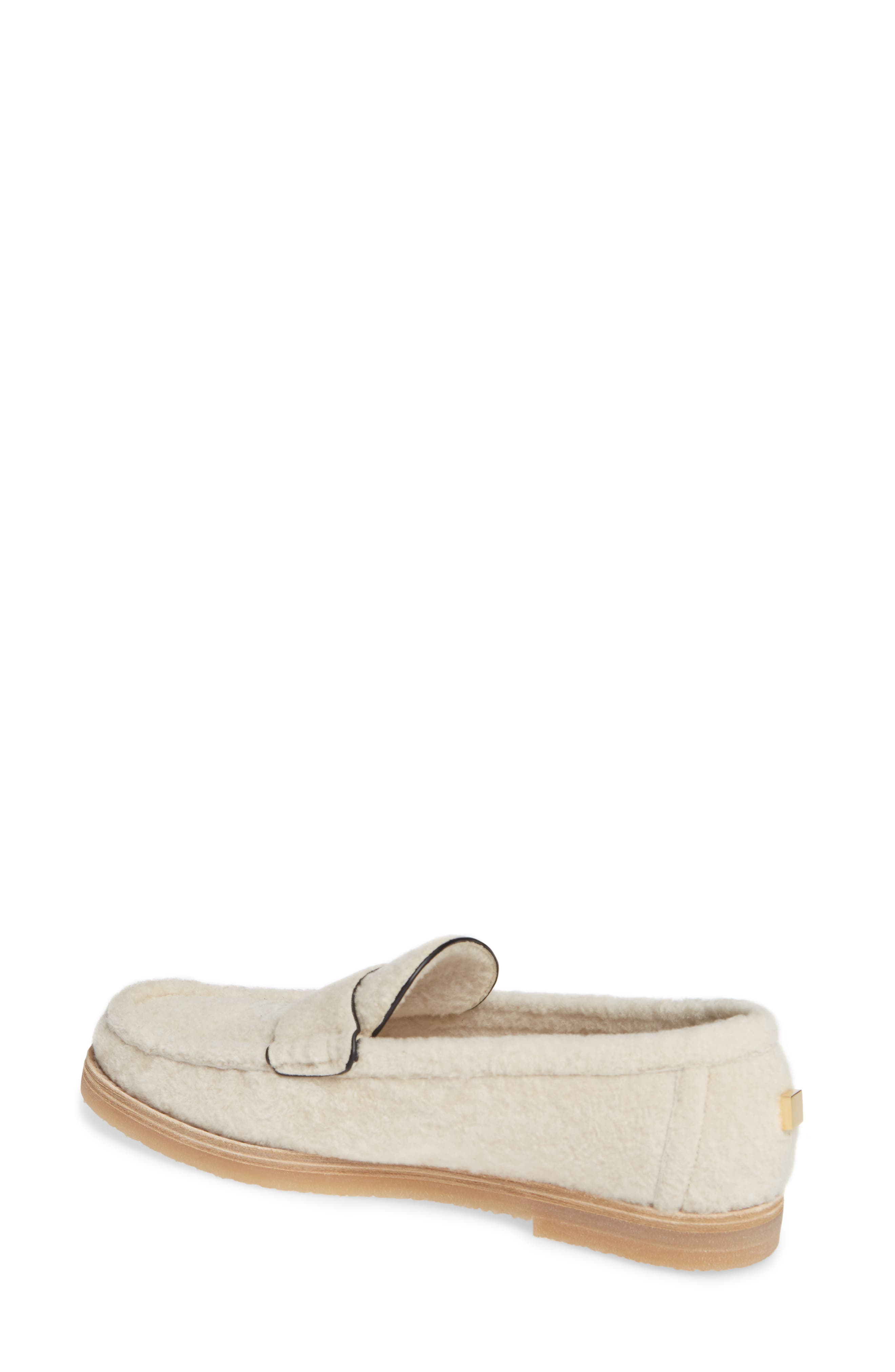 Stuart Weitzman Bromley Genuine Shearling Loafer, Alternate, color, 
