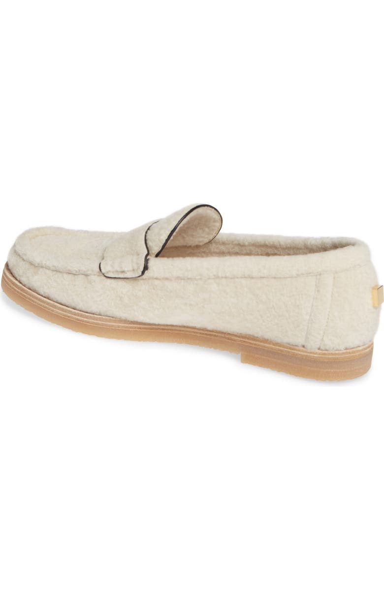 Stuart Weitzman Bromley Genuine Shearling Loafer, Alternate, color,