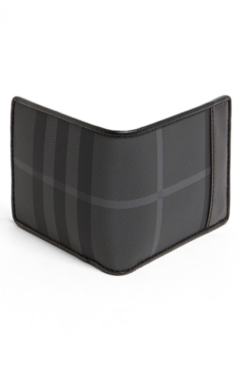 Burberry Check Small Bifold Wallet, Alternate, color,