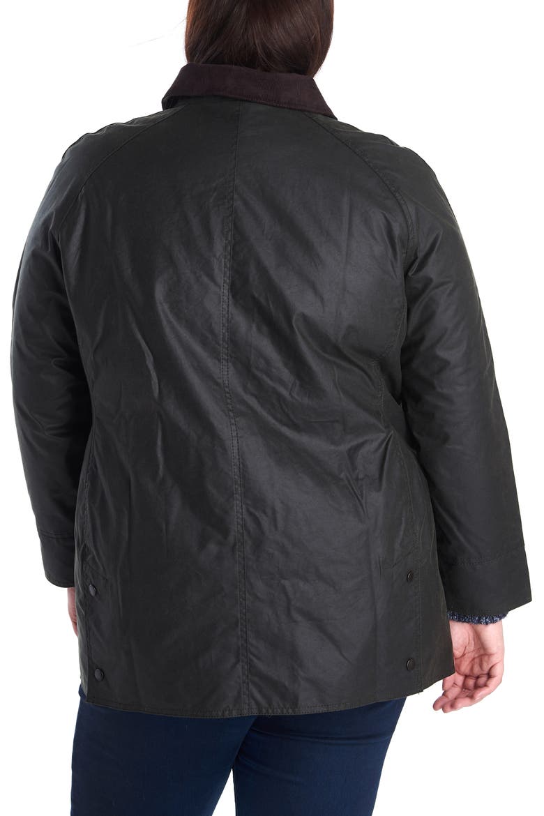 Beadnell Waxed Cotton Jacket, Alternate, color, SAGE