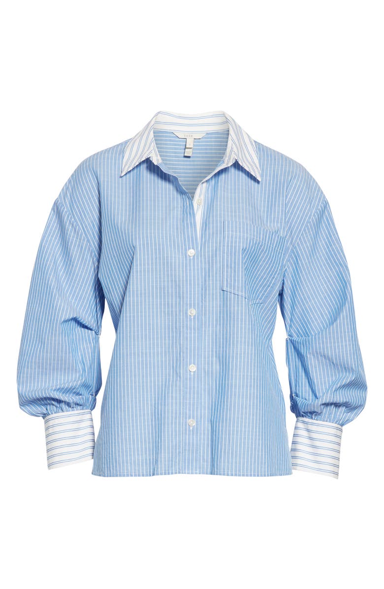 Joie Drusilla Pinstripe Shirt, Alternate, color, 