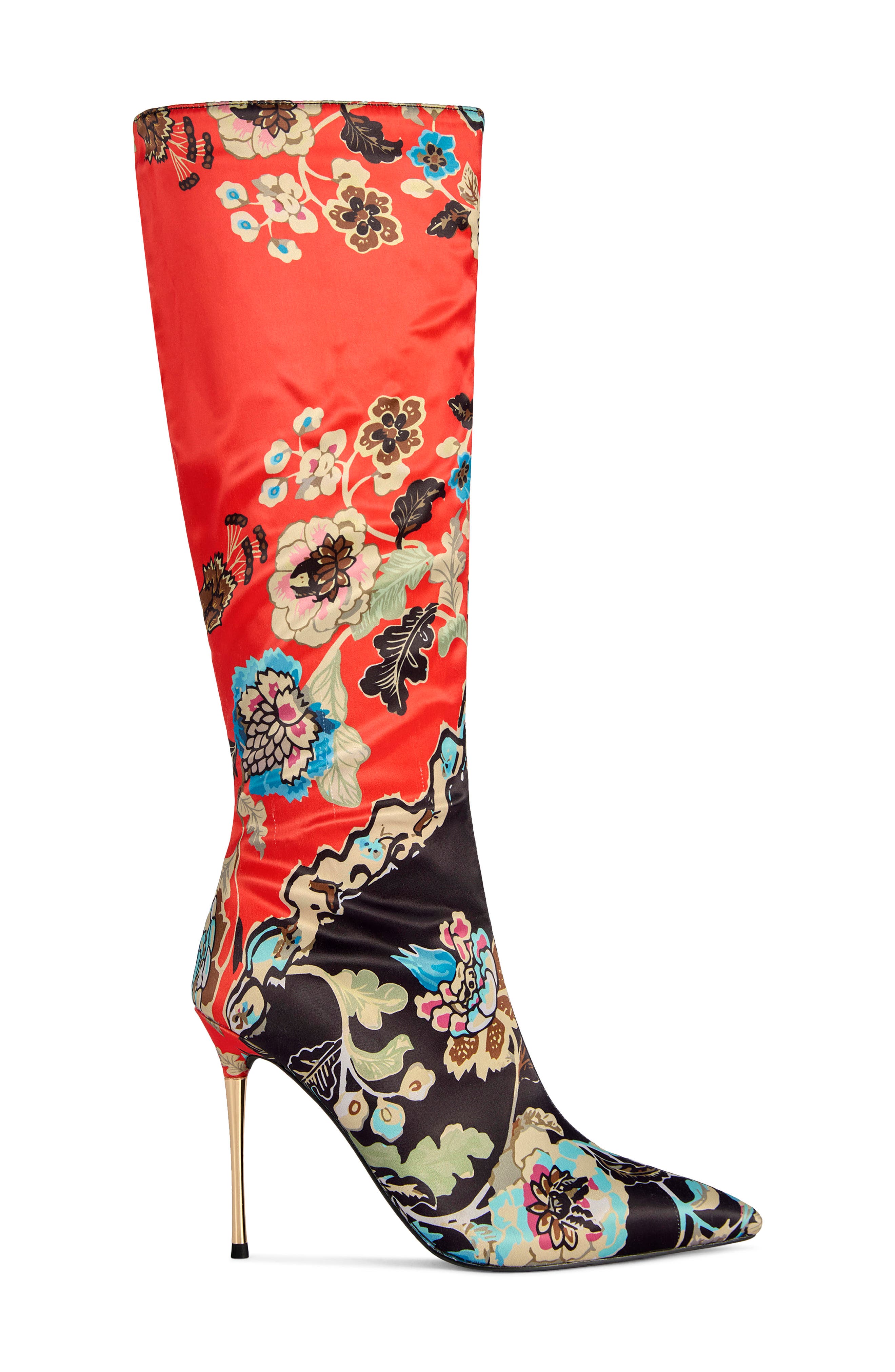 Florique To the Knee Boot, Alternate, color, BLACK MULTI