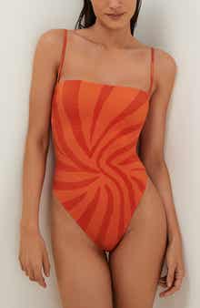 ViX Paula Hermanny Cherie Farah Strapless One-Piece Swimsuit