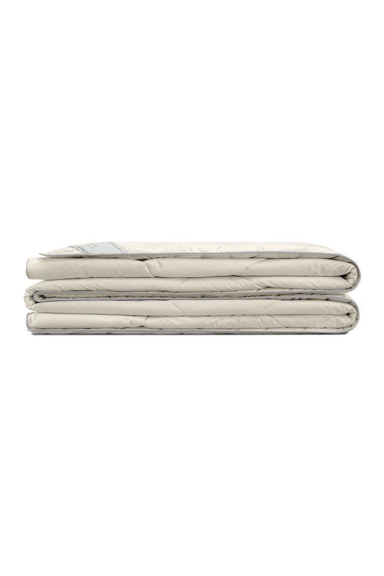 Everett light alpaca wool comforter, Alternate, color, White