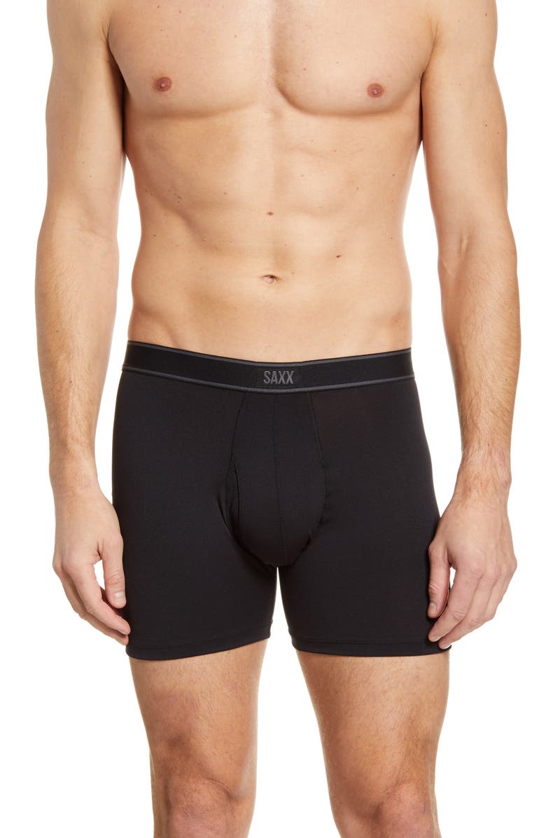 SAXX Assorted 3-Pack Daytripper Comfort Stretch Boxer Briefs, Alternate, color, Black