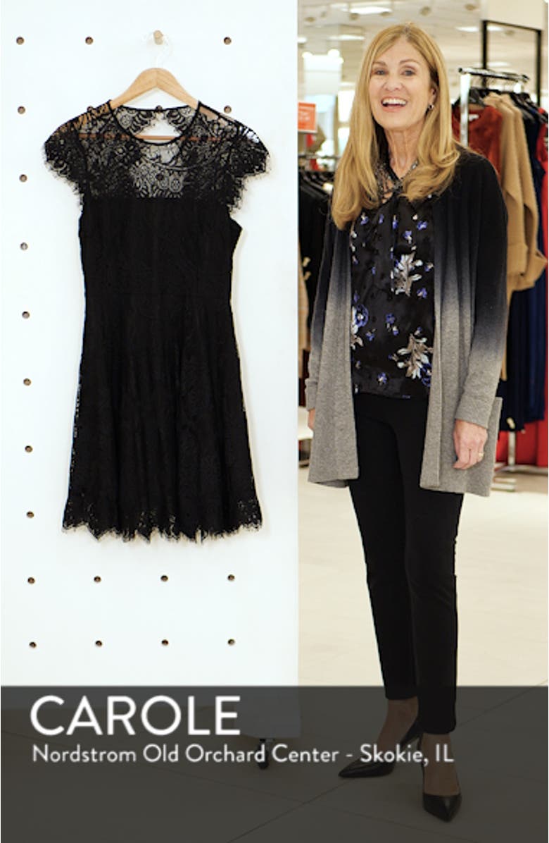 BB Dakota Rhianna Open Back Lace Fit & Flare Cocktail Dress, sales video thumbnail