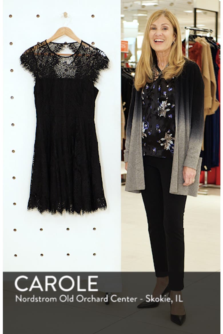 BB Dakota Rhianna Open Back Lace Fit & Flare Cocktail Dress (Nordstrom Exclusive) video