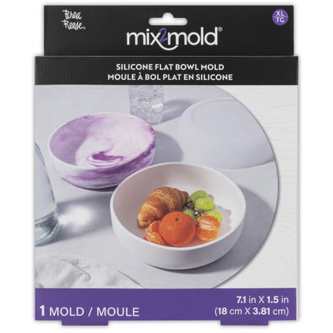 Mix2Mold Silicone Shallow Bowl Mold 1Pc