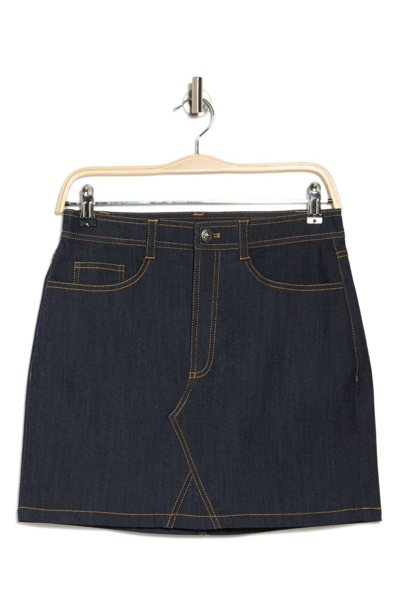 Cinq à Sept Alex Denim Miniskirt, Alternate, color,