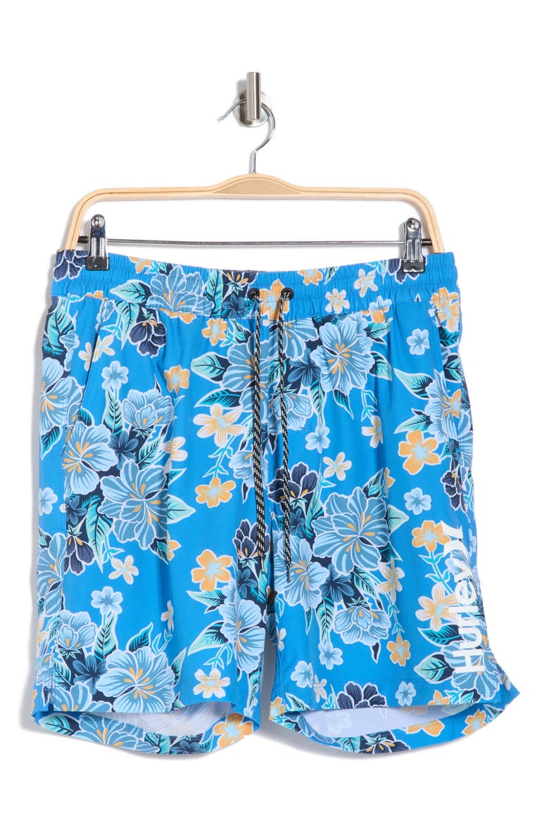 Palmettos Volley Swim Trunks, Alternate, color, BLUE