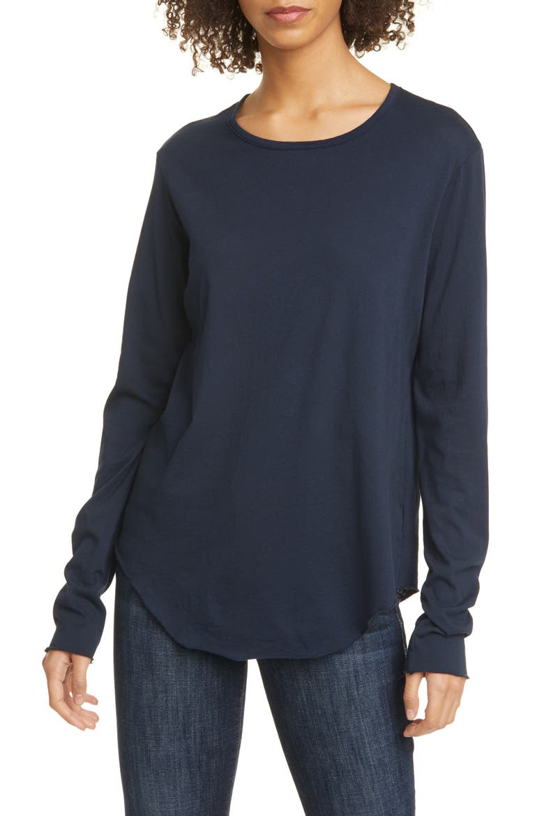 Tee Lab Long Sleeve T-Shirt, Main, color, LONG SLEEVE FITTED CREW TEE