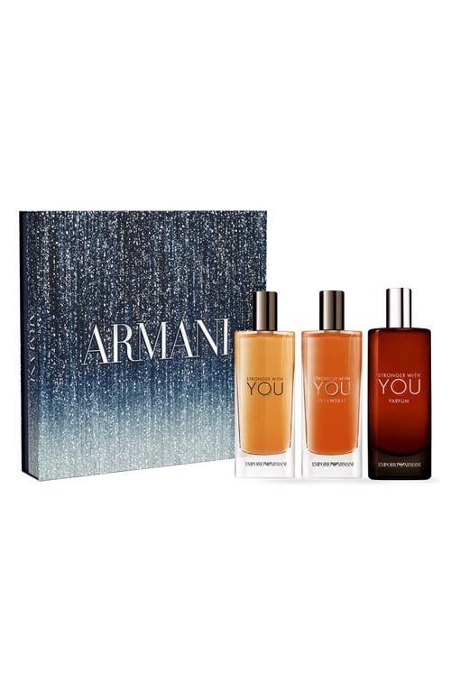 Armani Collezioni Armani Beauty Stronger With You Fragrance Sampler Set In Transparent