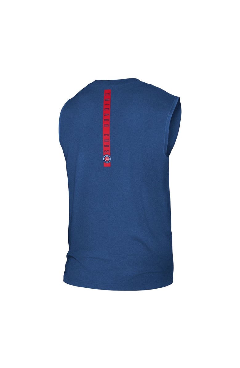New Era Men's New Era Heather Royal Chicago Cubs Team Muscle Tank Top, Alternate, color, Royal