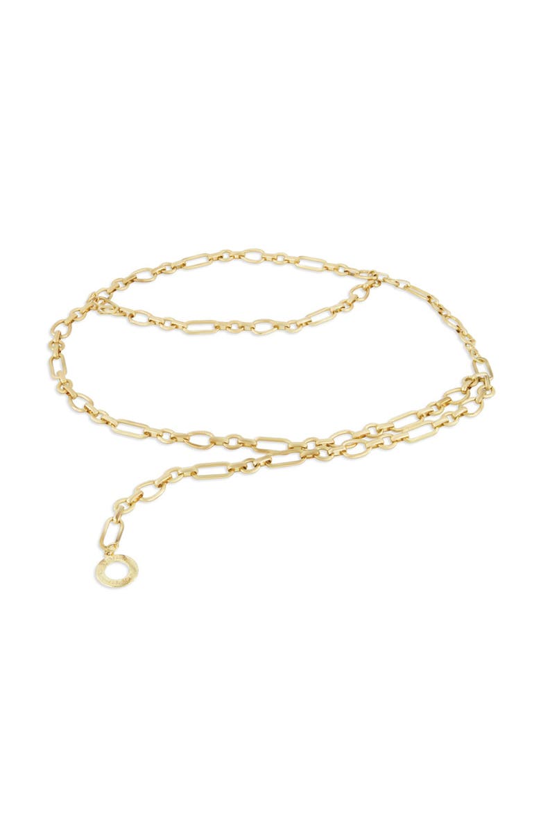 The Noli Shop Arden Chain Belt, Main, color, Gold