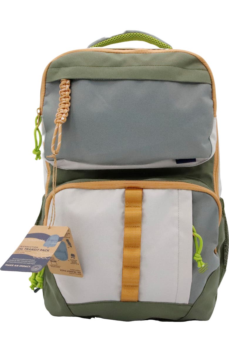 United By Blue (R)evolution 25L Transit Pack, Main, color, Olive