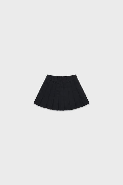 Organic Cotton Pleated Skirt
