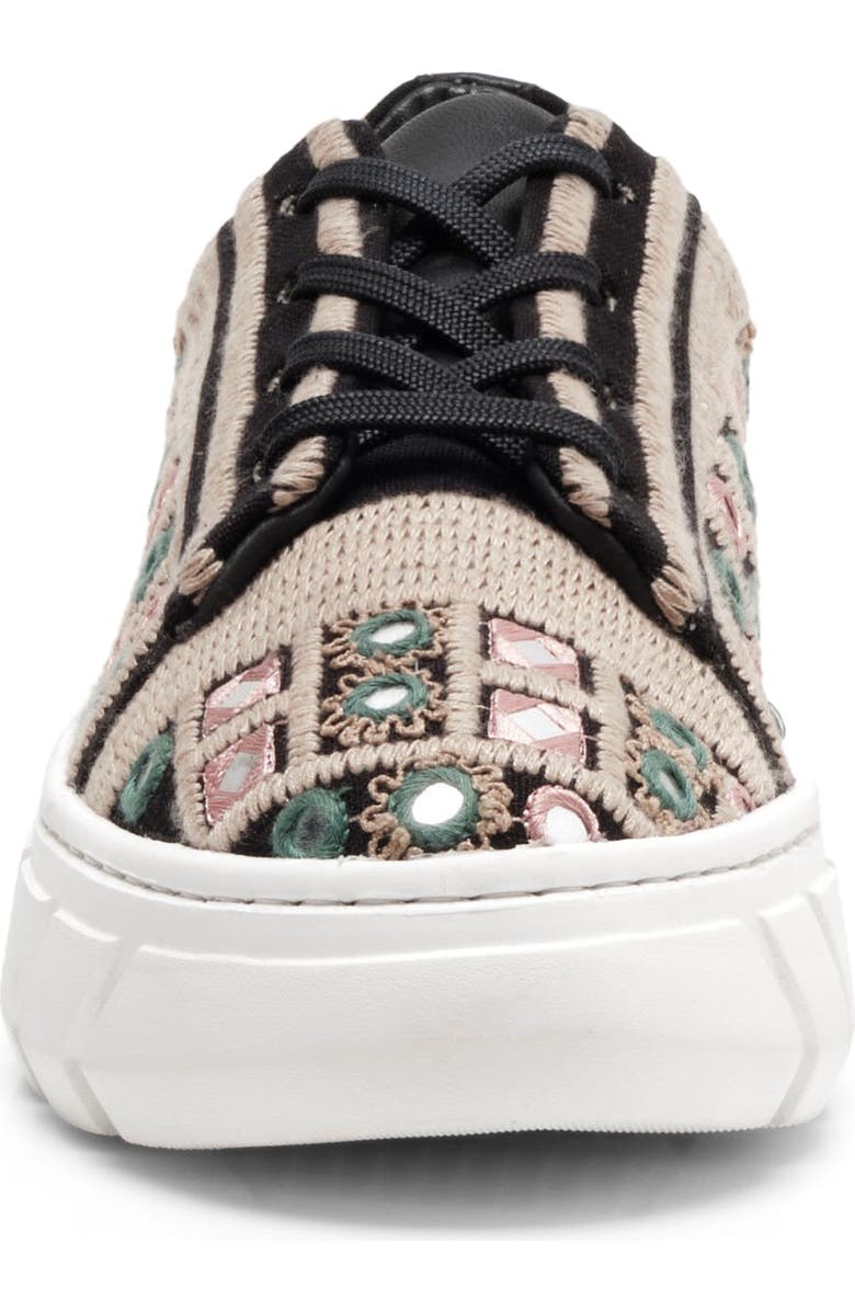 Free People Catch Me If You Can Crochet Platform Sneaker, Alternate, color,