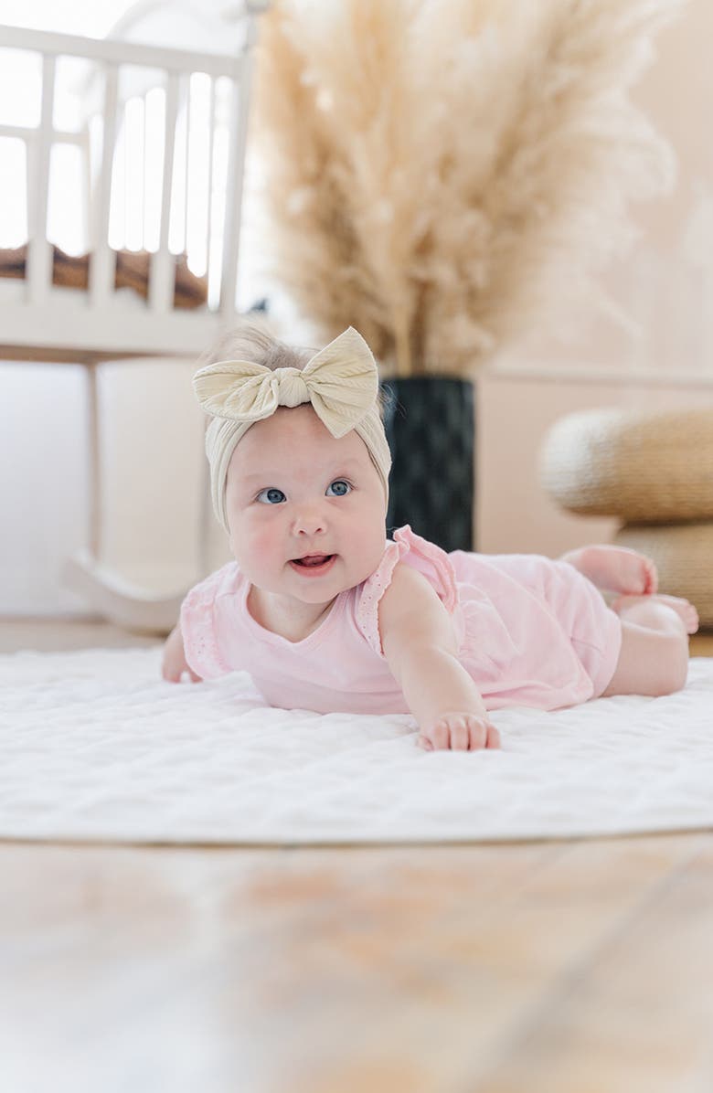 Poppyseed Play Linen Round Play Mat, Alternate, color,