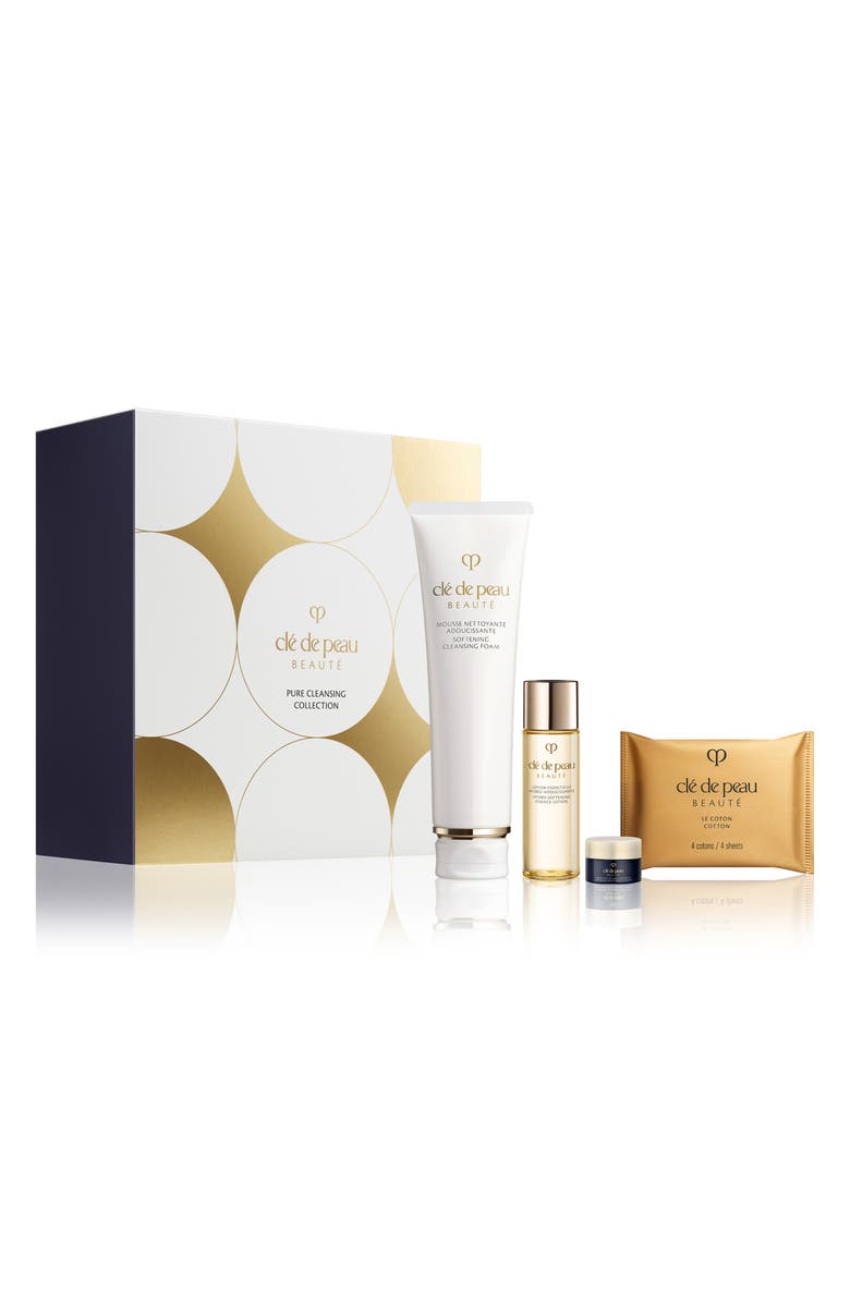 Clé de Peau Beauté Pure Cleansing Collection Set $119 Value, Main, color, 