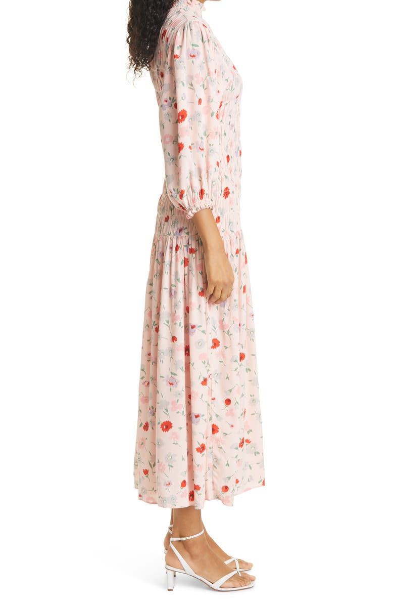 Samsøe Samsøe Sarami Floral Long Sleeve Dress, Alternate, color,