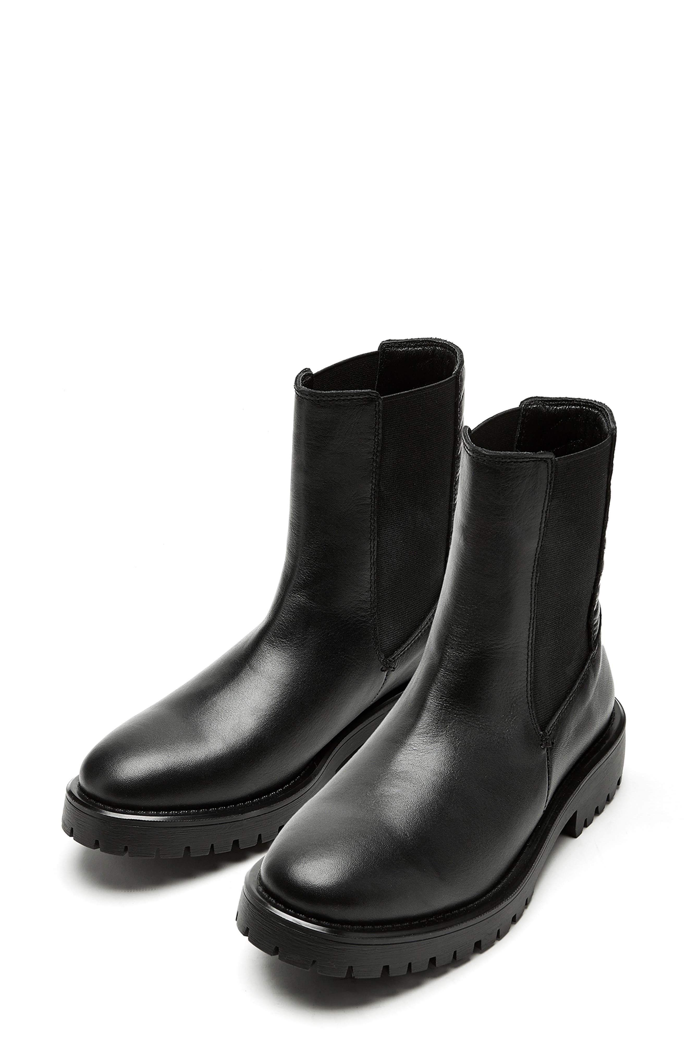 La Canadienne Libra Waterproof Chelsea Boot, Alternate, color, Black