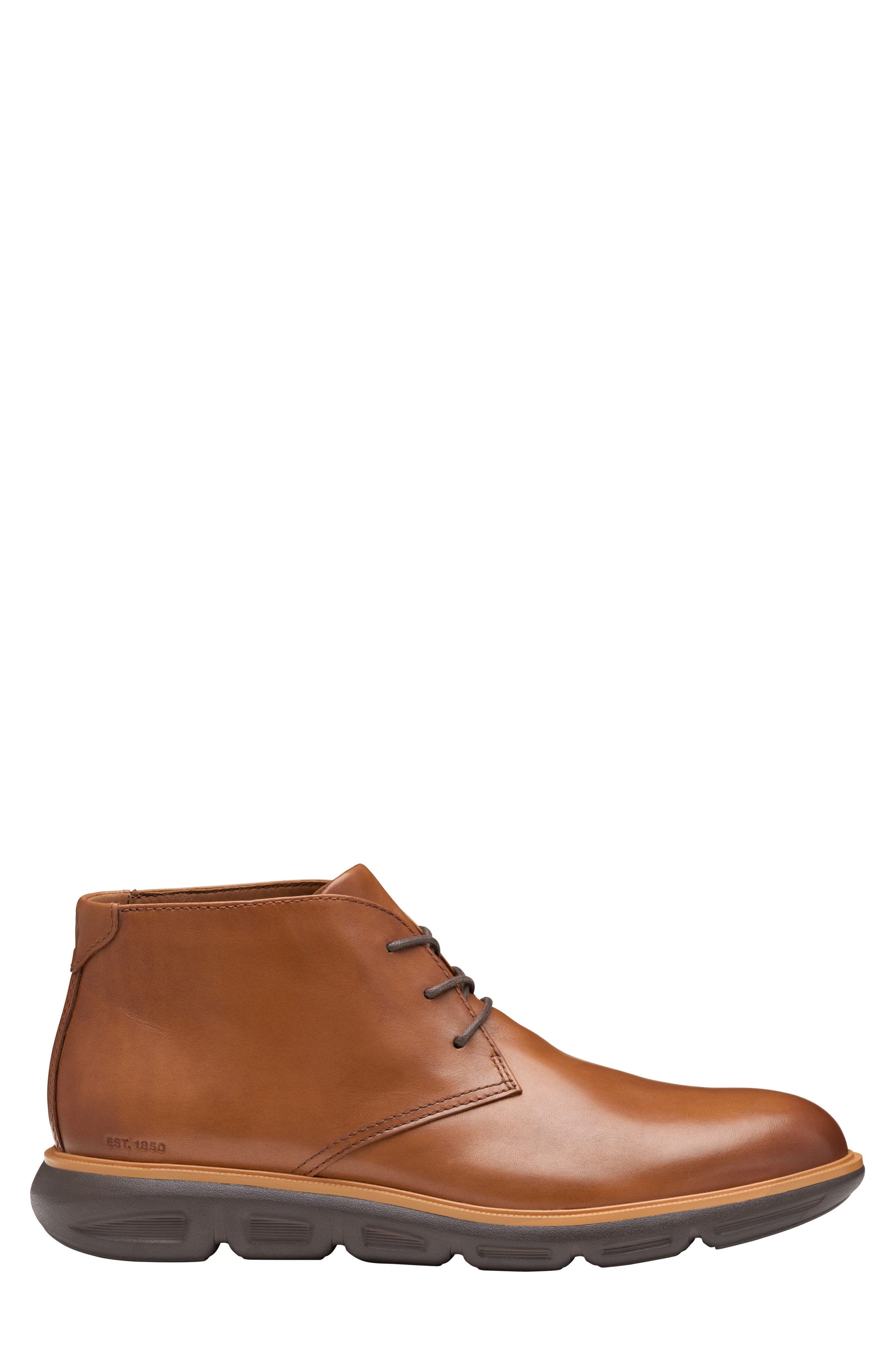 Johnston & Murphy Larkin Chukka Boot, Alternate, color, Tan Italian Calfskin