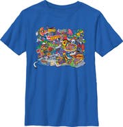 Hot Wheels Boy's Hot Wheels Challenge Skate Park Colors  Graphic T-Shirt