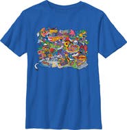 Hot Wheels Boy's Hot Wheels Challenge Skate Park Colors  Graphic T-Shirt