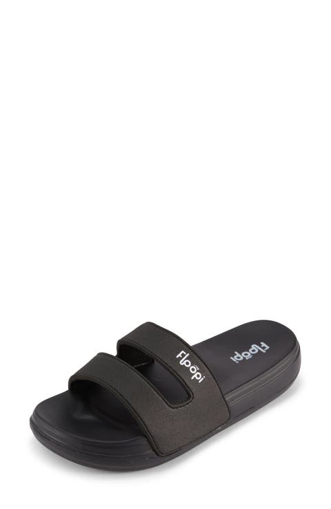 Double Band Slide Sandal (Women)