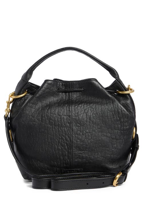 Vince Camuto Pippa Leather Bucket Bag In Black