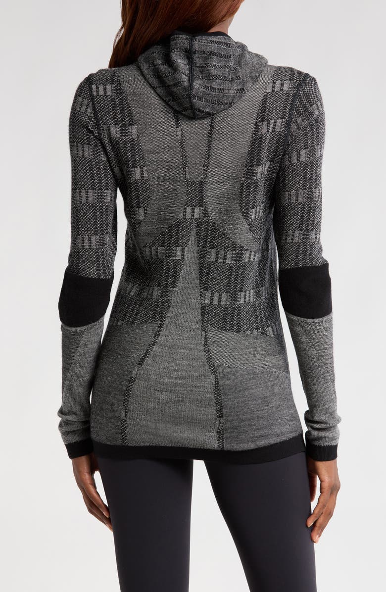 Smartwool Intraknit<sup>™</sup> Thermal Max Merino Wool Base Layer Pattern Hoodie, Alternate, color, 
