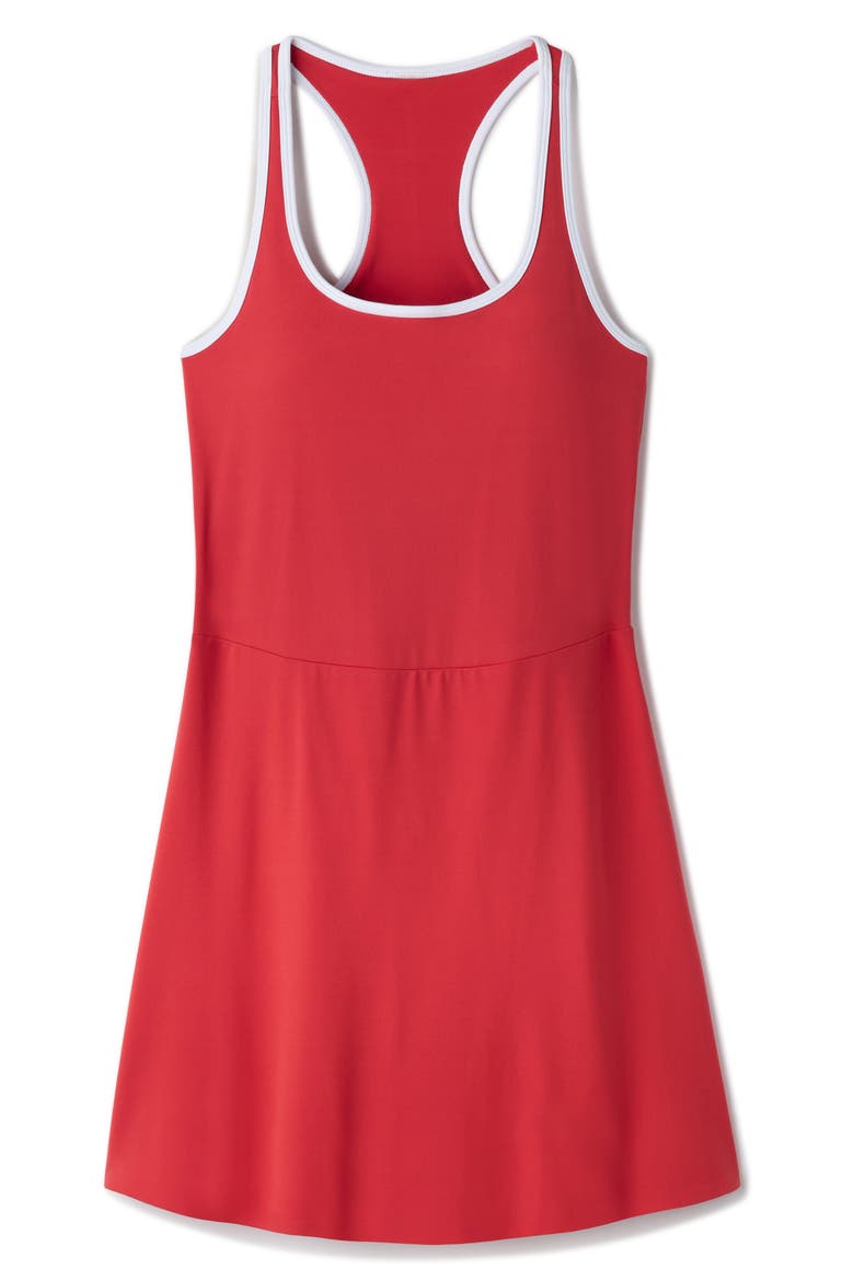 Course to Court Sport Dress, Alternate, color, CABANA RED