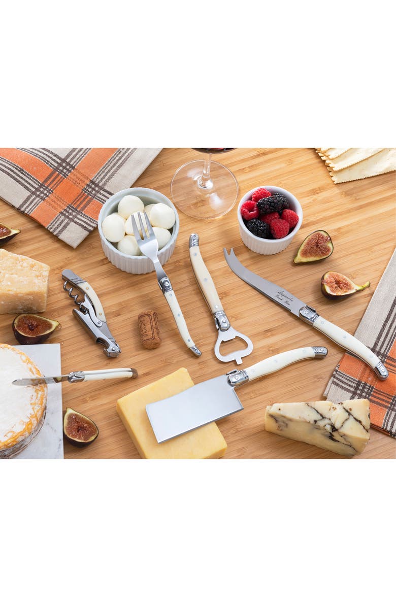 FRENCH HOME Ultimate 13-Piece Assorted Charcuterie Knife & Fork Set, Alternate, color, Faux Ivory