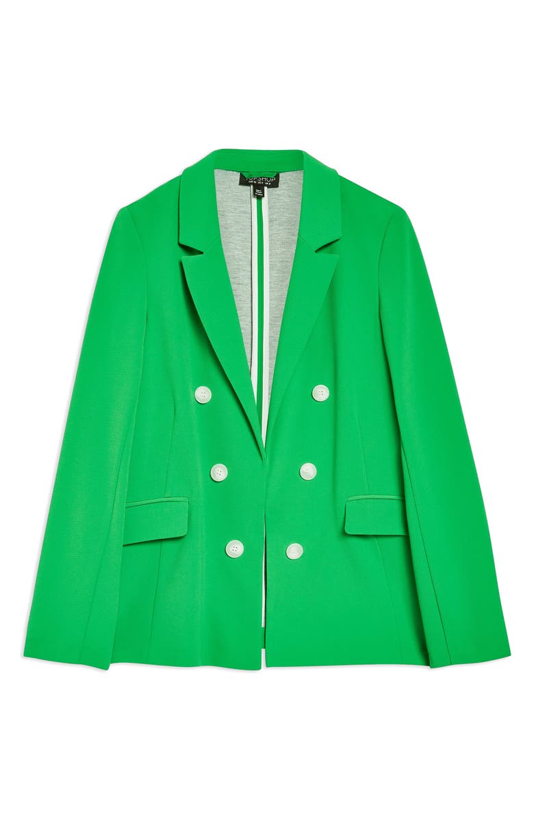 Topshop Bonded Double Breasted Jacket, Alternate, color,