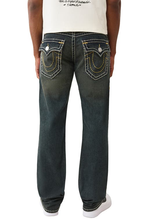 True Religion Ricky Super T Straight Leg Jeans In Blue