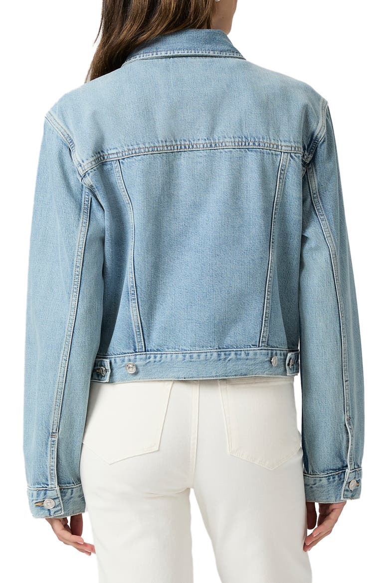 Cici Denim Jacket, Alternate, color, BLESSED