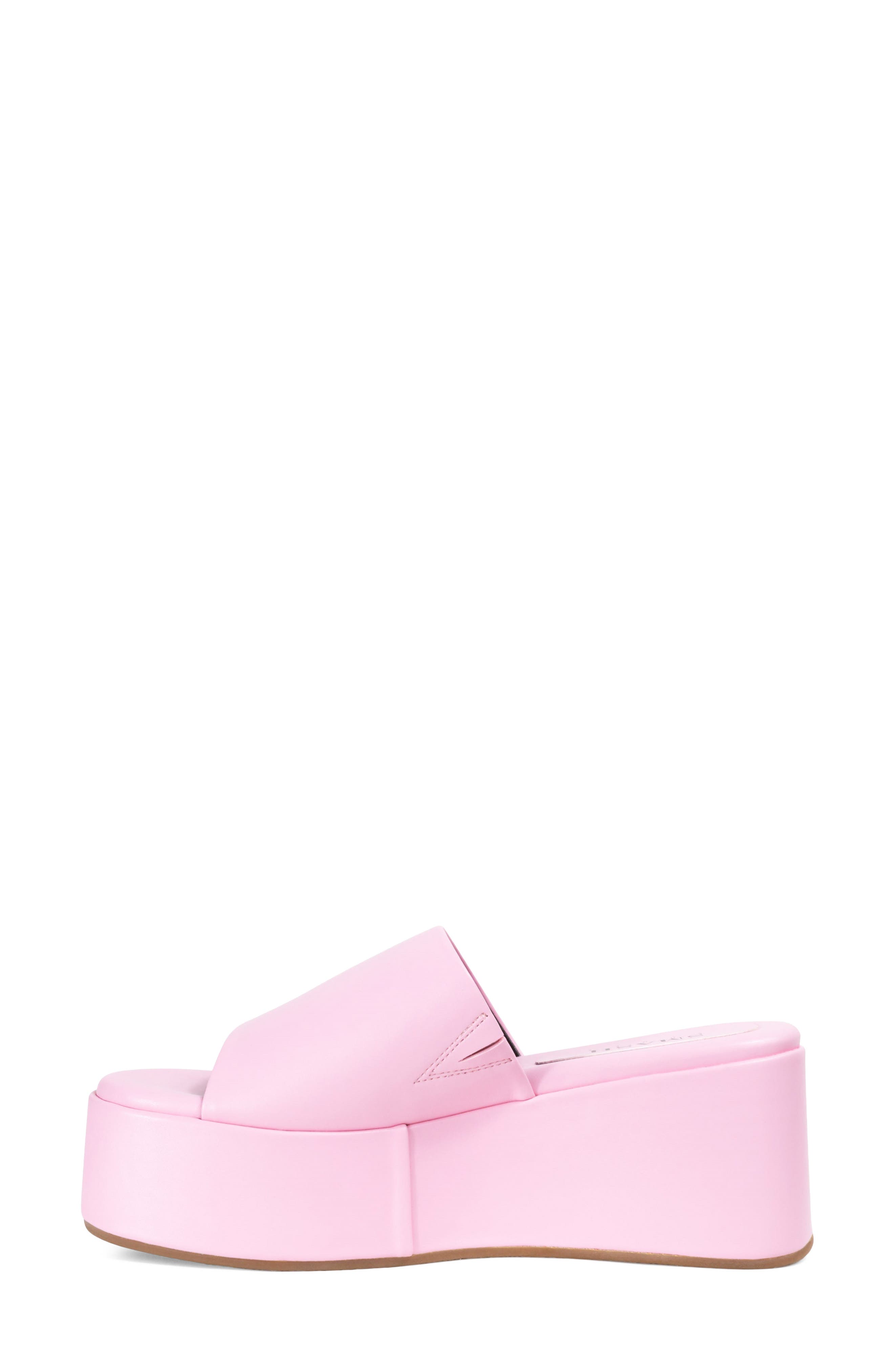 Mila Platform Slide Sandal, Alternate, color, PINK