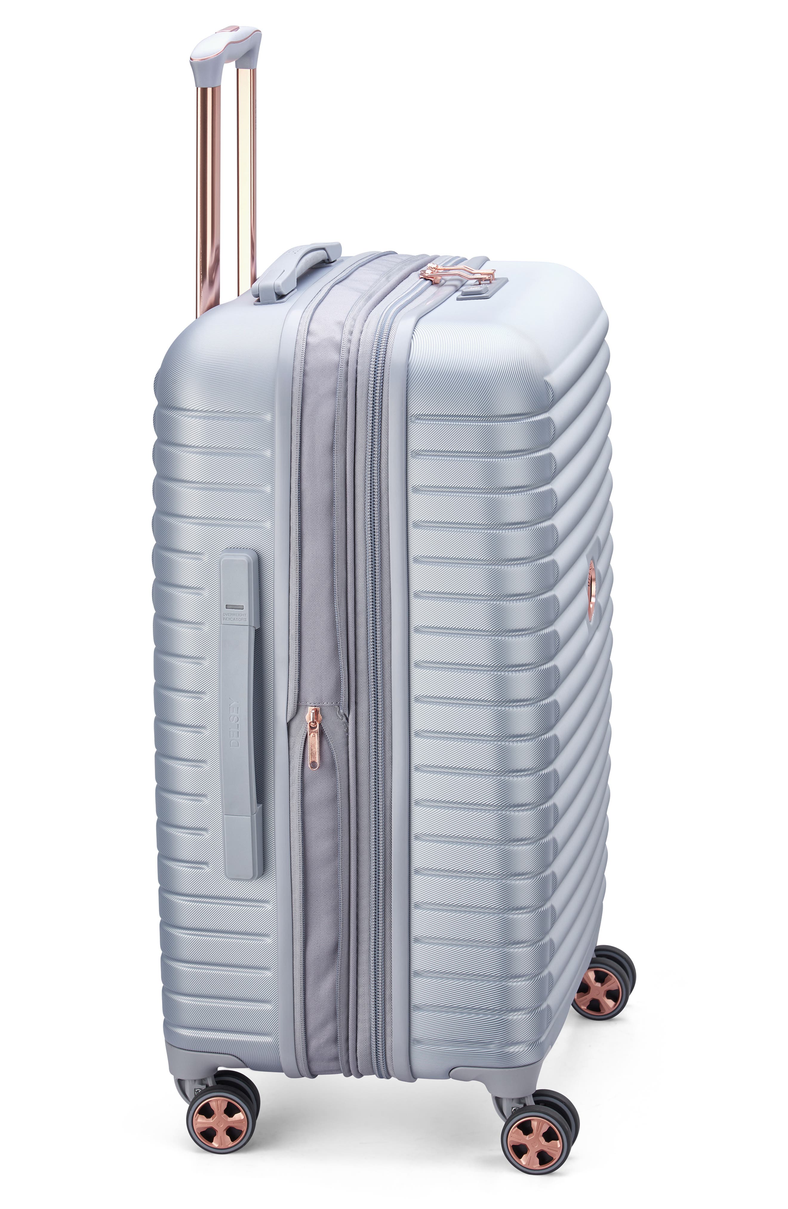 DELSEY Cruise 3.0 24-Inch Hardside Spinner Luggage, Alternate, color, Platinum