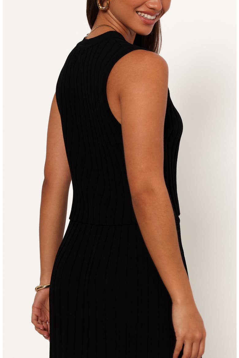 Carson Sleeveless Knit Top, Alternate, color, BLACK