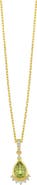 Bony Levy Iris Diamond & Peridot Pendant Necklace