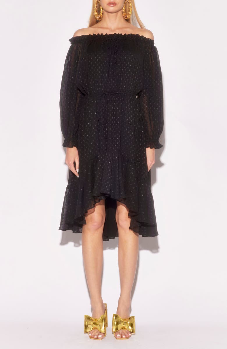 MEGHAN LA Keiko Midi Dress, Main, color, 