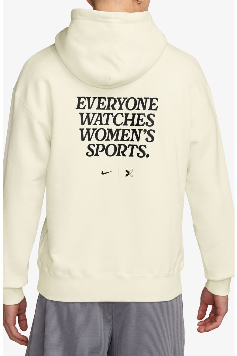 EWWS Cotton French Terry Hoodie, Alternate, color, SAIL/ BLACK