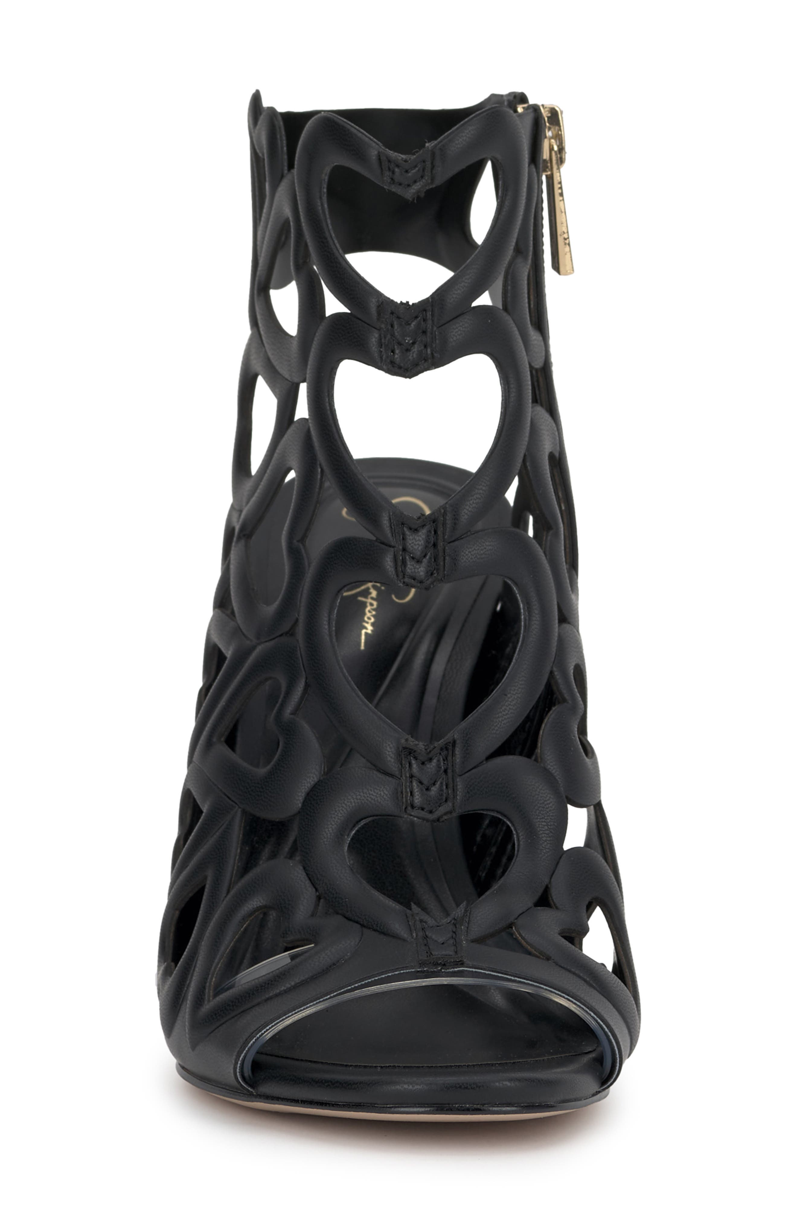 Jessica Simpson Jalina Sandal, Alternate, color, Black/ Clear